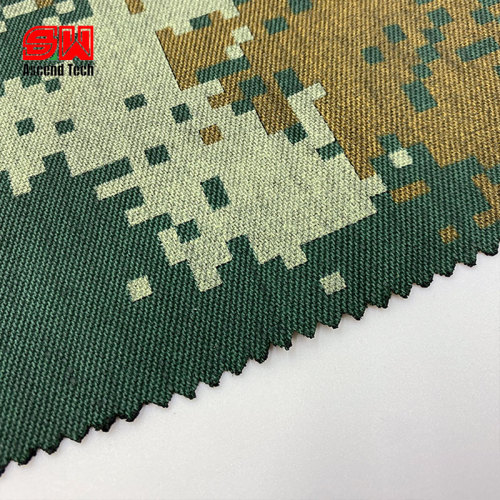 カーボン難燃迷彩生地