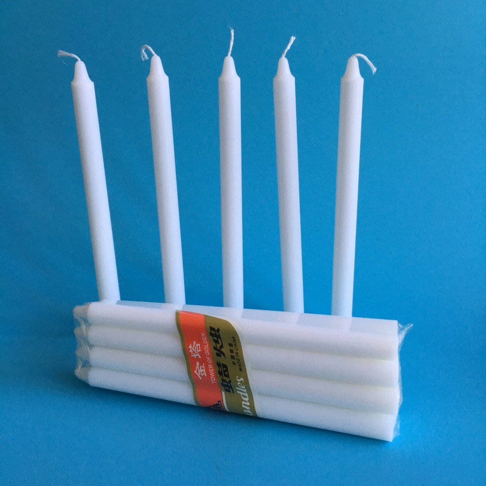 Paraffin Wax White Household Candles 16g Haiti Market