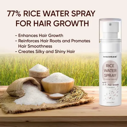 New  Herbal Rice Water Smoothing Hair Loss Hair Nourishing Spray with Rich Water
