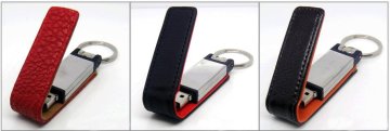 High Memory Fast Read-Write Speed USB Charger Leather
