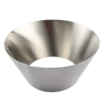 10-Inch Stainless Steel BBQ Vortex Charcoal Whirlpool for Camping Cooking