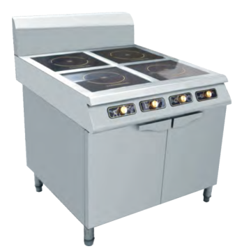 Manufacturer's Direct Commercial Six-Eye Electromagnetic Cooker 3.5kW High-Power Stove for Hotel Canteens