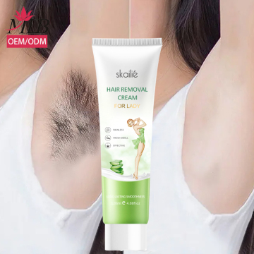 Natural Organic Aloe Vera Body Hair Remover Wax Cream for Women
