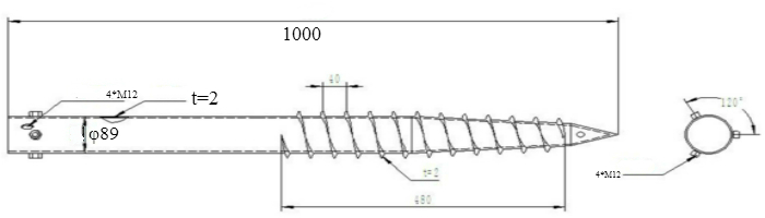 Ground Screw For America Market