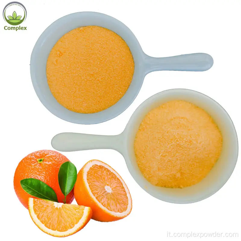 In polvere di succo d'arancia puro al 100% di alta qualità all'ingrosso