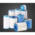 Yıkanabilir pileli polyester spa havuzu yüzme spa filtresi