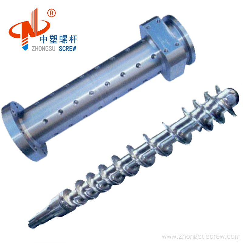 Rubber screw extruder part