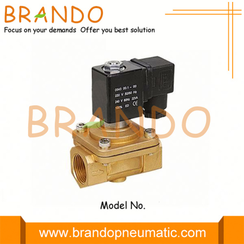 PU220 Series 1/2'' Normally Closed Brass Solenoid Valve