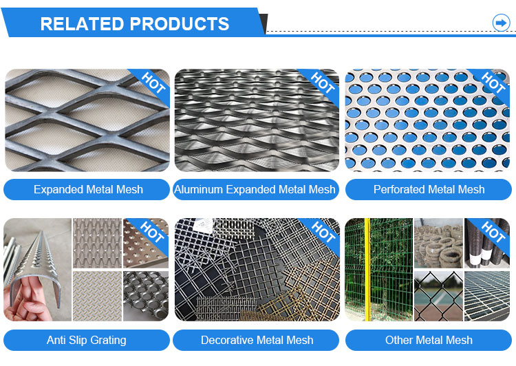 Titanium expanded diamond wire mesh for aerospace