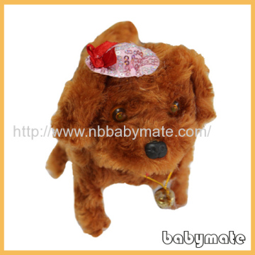 D-4 Walking Plush Barking Dog 