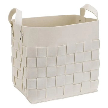 Simple Foldable Felt Basket Laundry Basket