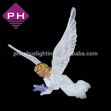 Zhongshan factory LED christmas light for 3D decoration led angel