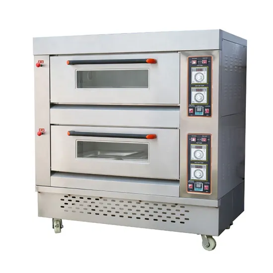 Factory-Price Professional Custom 2-Deck 4-Tray Cake Baking Oven for Industrial and Commercial Use