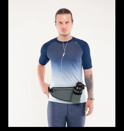 Mountain Land Adjustable Hiking Fanny Pack - Waterproof Waist Bag for Unisex