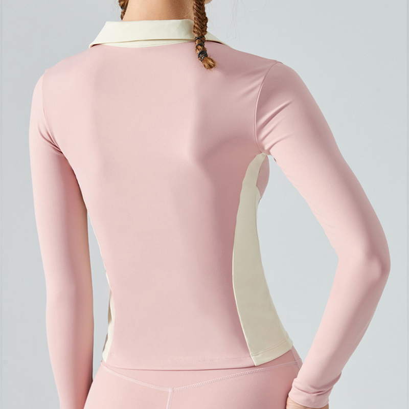 pink equestrian shirt women
