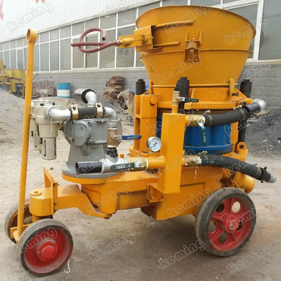 Air Compressor Used Guniting Machine Dry Type Gunite Machine Air Motor