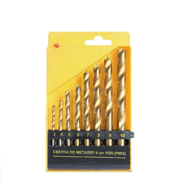 โรงงาน Direct 10pc Metric DIN338 Cobalt Drill Bit ชุดสำหรับโลหะสแตนเลสและการขุดเจาะอลูมิเนียม