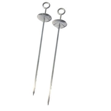 Stainless Steel BBQ Skewers - Flat Metal Kebab Skewers