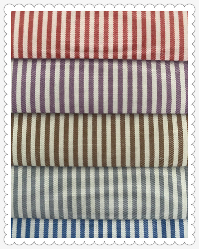 80% Polyester 20% Cotton Stripe Fabric