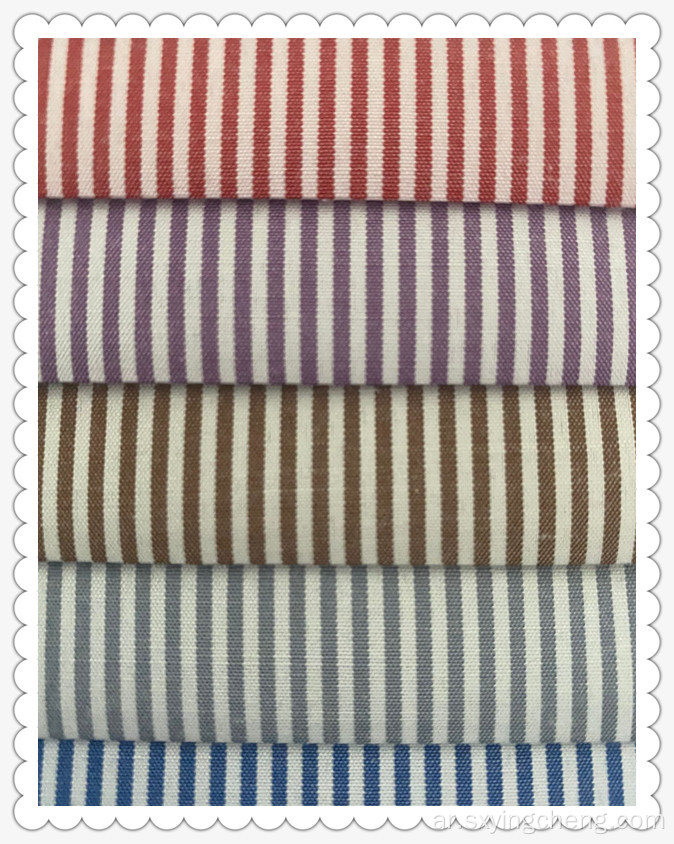 أزياء Tc Stripe Yarn-dyefd Fabric