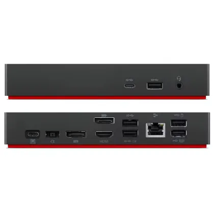 Lenovo ThinkPad USB Type-C Dock: Universal Multi-Function Hub Adapter Docking Station