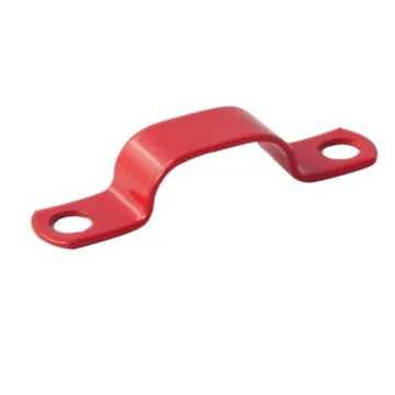 LSZH Coated Red Saddle Copper Fire Clips