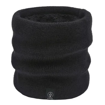 Unisex Motorcycle Cycling Solid Snood Neck Warmer Fleece Knitted Scarf Tube Scarves Shawl Cowl Платок Бандана Женская #30