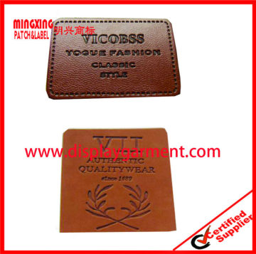 2014 high quality leather labels for jeans
