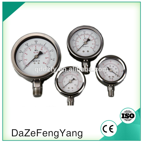 Hydraulic Pressure Gauge Oil Pressure Gauge, High Quality Hydraulic