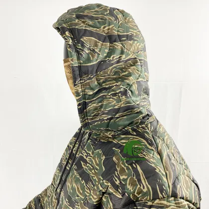 Hot Sale Tiger Stripe Woobie Hoodie Jacket