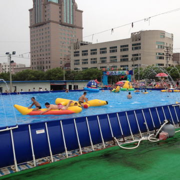 Large Adult Above Ground Steel Frame Swimming Pool for Outdoor Parties