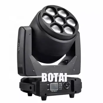 Botai Hot Sale 7*40W RGBW 4in1 LED Zoom Wash Moving Head