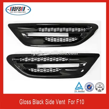 2013 Carbon Fiber Fender Grille Trim Set For BMW F10 5 Series