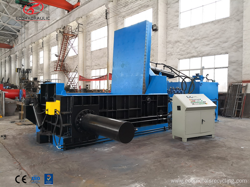 Hydraulic Scrap Metal Steel Recycling Square Baler Equipment