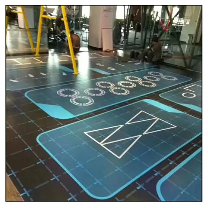 Crossfit Rubber Gym Flooring - Indoor Customized Rubber Flooring
