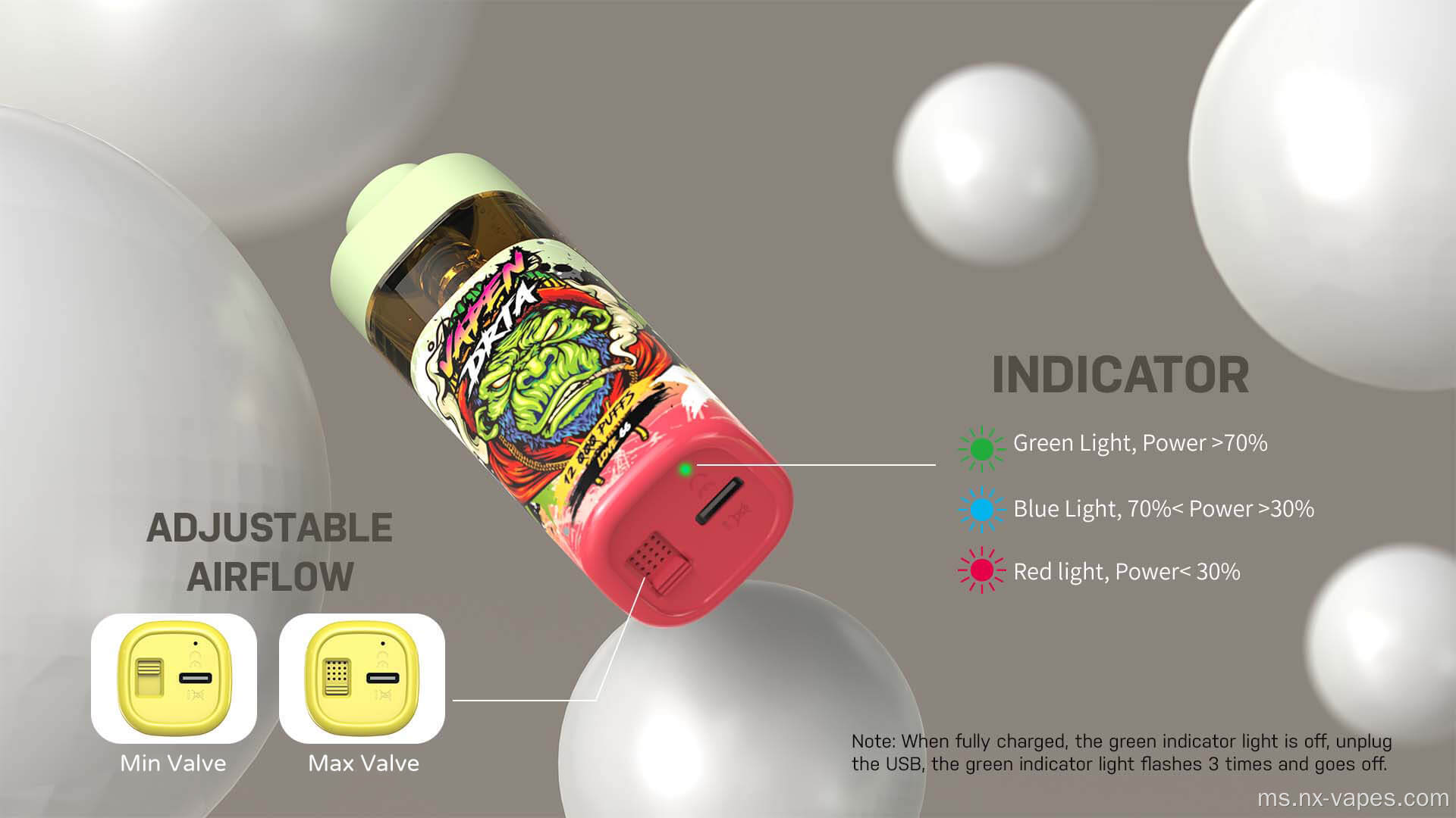 Vapen DRTA 12000 Puff Vape Pucuk