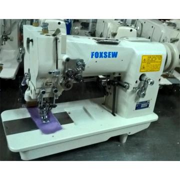 Máquina de coser hemstitch con extractor y cortador