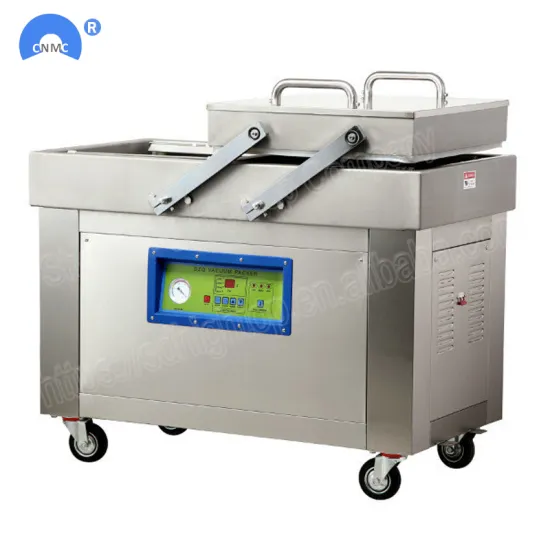 DZ400-2SB double chamber vacuum packing machine for food commercial from China