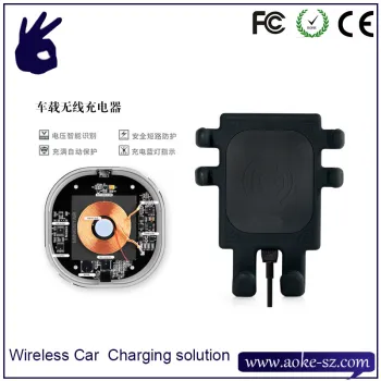 Qi Certified 10W Fast Wireless Charger Transmitter