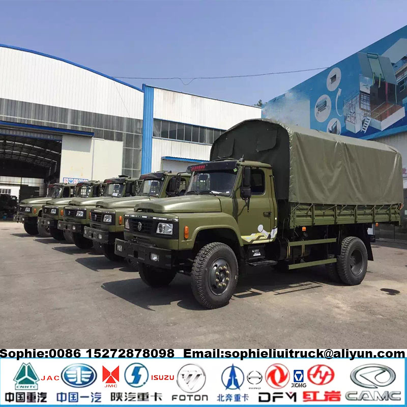 Dongfeng Off Road Tropas militares camión de carga