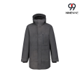 Parka invernale con cappuccio isolante da uomo