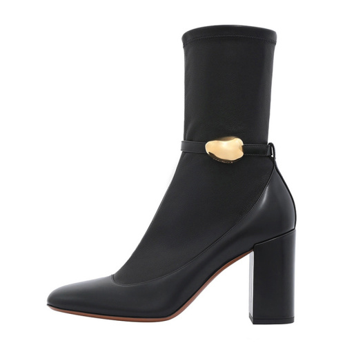 Stylish Chunky Heel Ankle Boots for Women