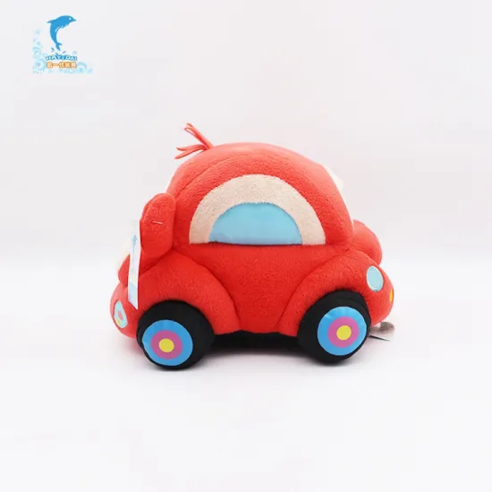 plush car toy with Children Encyclopedia