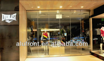 Aluminium Frameless Folding Door