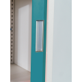 Turquoise Metal File Storage Cabinets Sliding Door Cabinets
