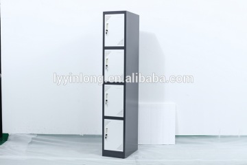 Cheap small 4 doors steel clothes locker wardrobe cabinet