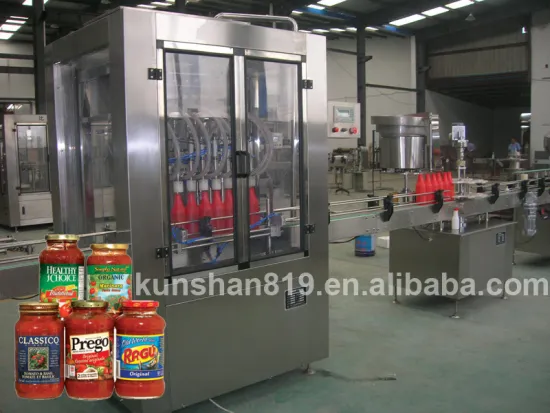 tomato sauce filling machine