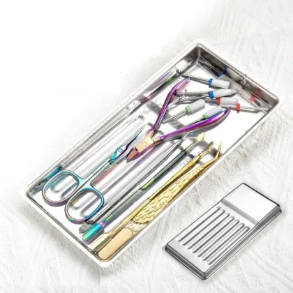 Stainless Steel Manicure Tools Disinfect Tray