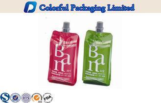 150ml CMYK / Pantone Color stand up packaging pouches , liq