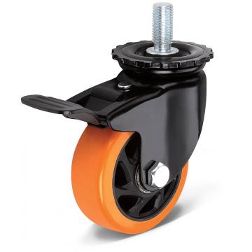 เฟอร์นิเจอร์ PU Screw Casters เคลื่อนย้ายได้